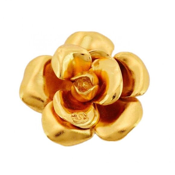 Pre Loved chanel Women Gold Brooches - Picture 1 of 6